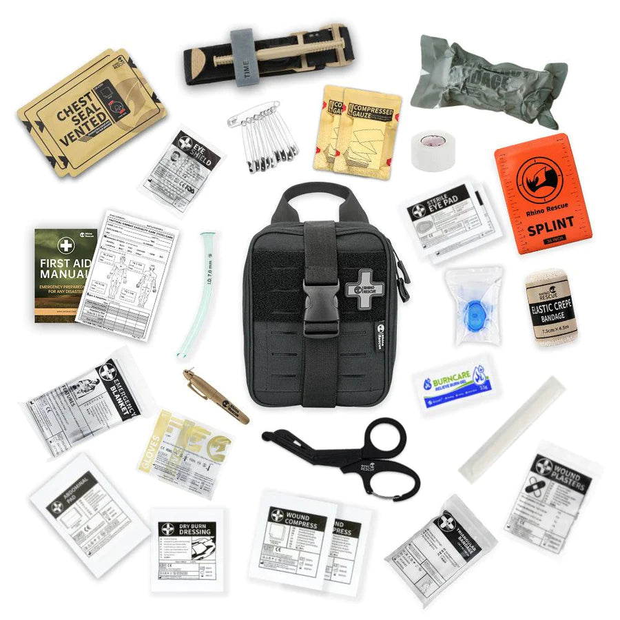 Rhino Rescue Pro IFAK Trauma Kit (Red)